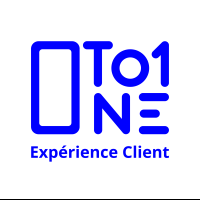 Logo bleue Expérience client